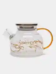 Чайник заварочный , стеклянный "Мрамор" Valleya, 1000 мл