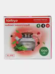 Чайник заварочный , стеклянный "Мрамор" Valleya, 1000 мл