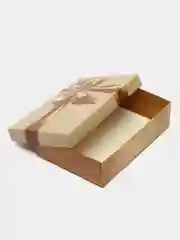 Золотой подарочная новогодняя коробка