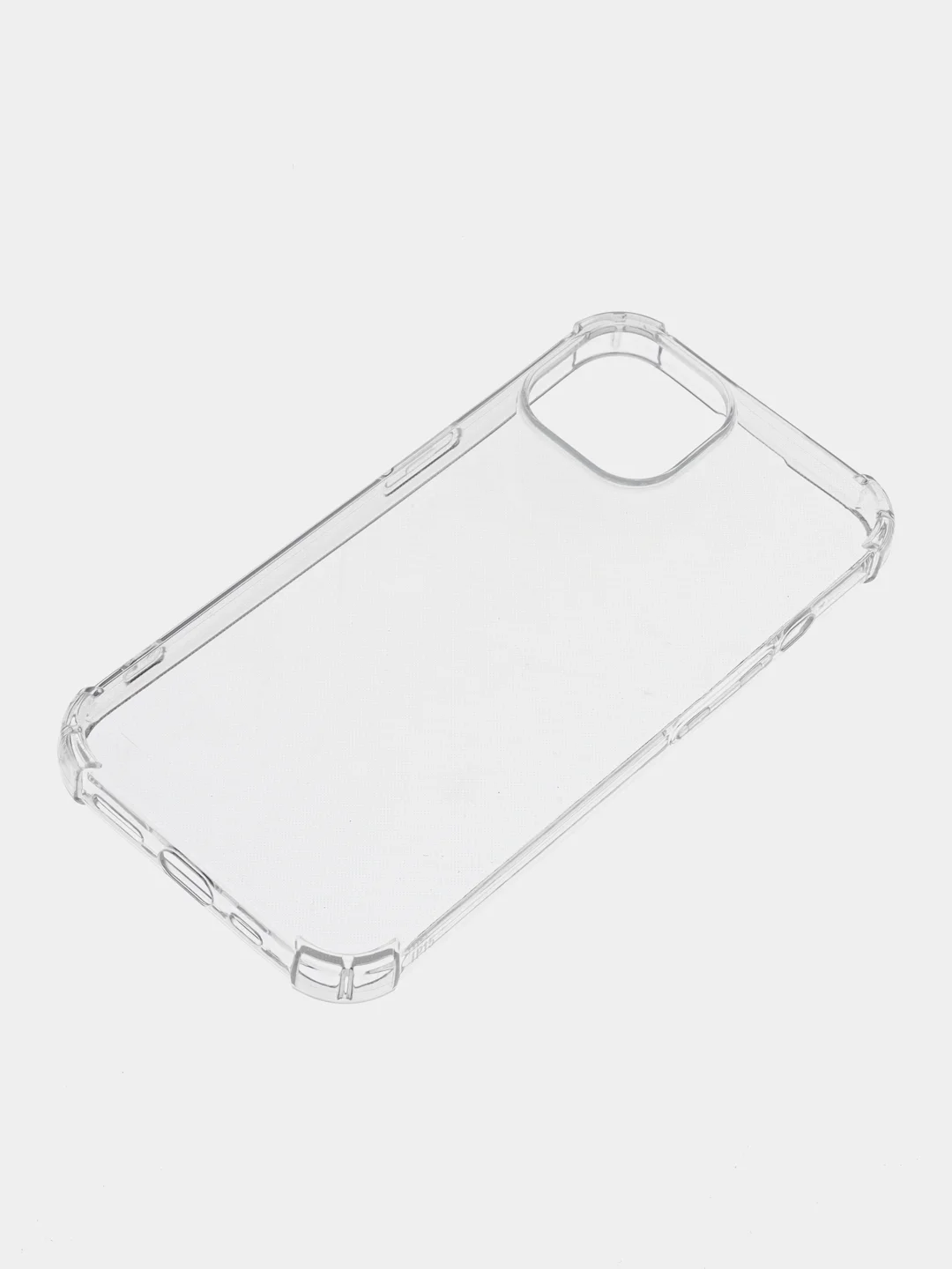 Чехол для телефона Apple iPhone 15, силиконовый, прозрачный, усиленный