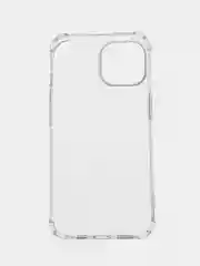 Чехол для телефона Apple iPhone 15, силиконовый, прозрачный, усиленный