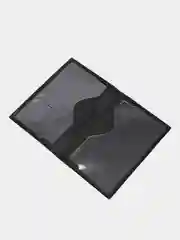 Угольный обложка для паспорта из экокожи