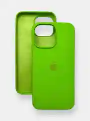 Салатовый чехол iPhone, Айфон 11, 13, 14, 15, Про Макс, Pro Max, силиконовый Silicone Case