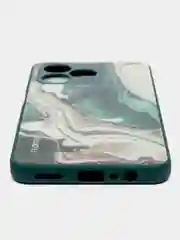Зеленый чехол для Realme C51 / C53 / Реалми С51 / С53 / Realme Note 50 пластиковый, глянцевый