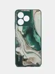 Зеленый чехол для Realme C51 / C53 / Реалми С51 / С53 / Realme Note 50 пластиковый, глянцевый