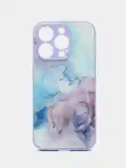 Лавандовый чехол на iPhone 15 Pro, 15 Pro Max (Айфон 15 Про Макс), пластиковый, глянцевый