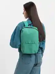 Бирюзовый рюкзак Mini Casual Colorful Backpack, городской, из водоотталкивающего нейлона