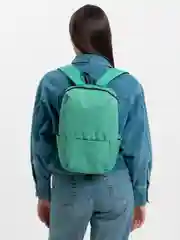 Бирюзовый рюкзак Mini Casual Colorful Backpack, городской, из водоотталкивающего нейлона