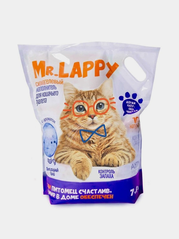 Силикагелевый наполнитель Mr.Lappy "Прохладный бриз", 7,6 л