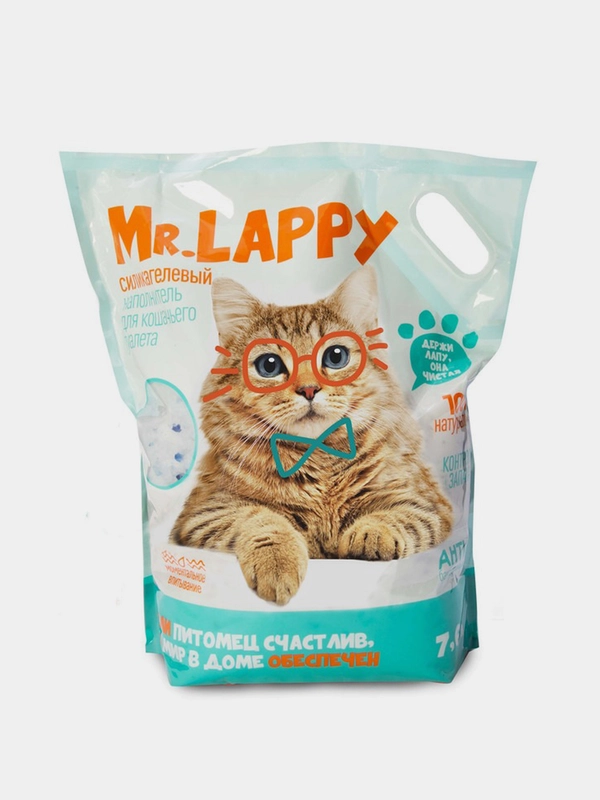 Силикагелевый наполнитель Mr.Lappy, 7,6 л