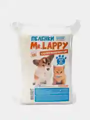 Пеленки Mr.LAPPY впитывающие одноразовые с САП для животных, 60х60см, 5 штук