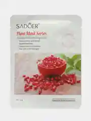 Светло-жёлтый тканевая маска для лица, увлажняющая, Sadoer, 15 видов