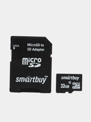 Карта памяти SmartBuy MicroSD 32GB Class 10
