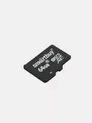 Карта памяти SmartBuy MicroSD 64GB Class 10