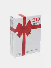 Белый светильник-ночник 3D LED, USB, 14 видов