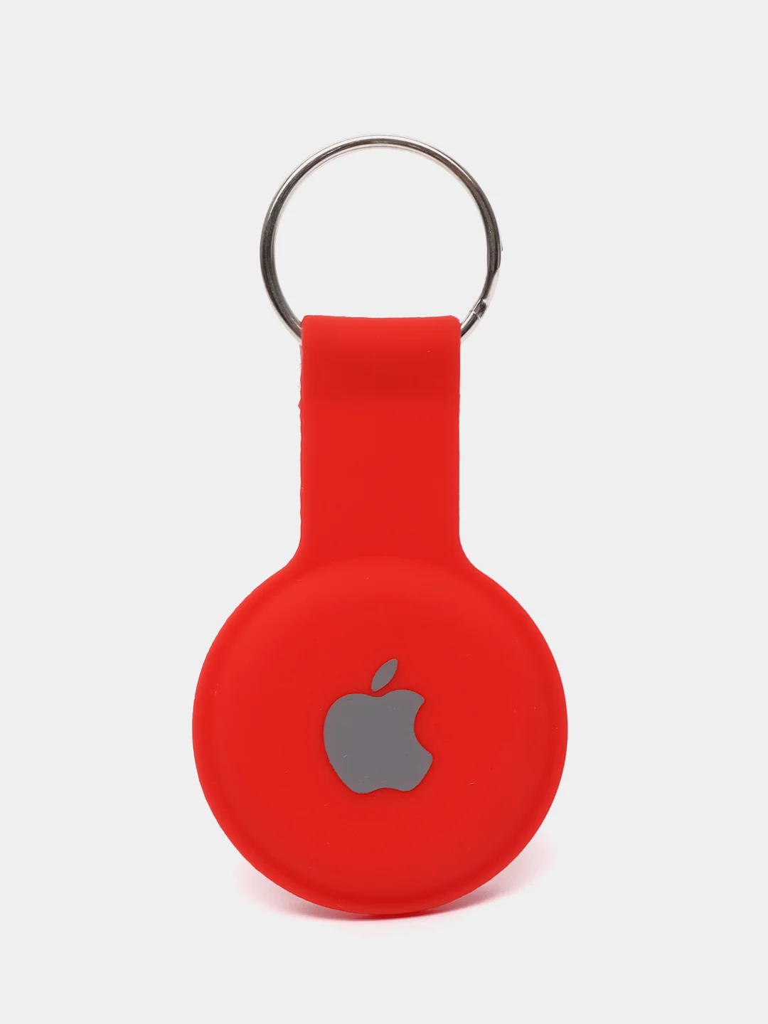 Красный чехол-брелок защитный для Apple Airtag, силиконовый, с кольцом, подвеска на трекер