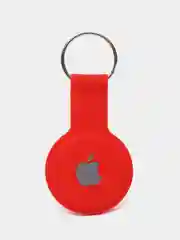Красный чехол-брелок защитный для Apple Airtag, силиконовый, с кольцом, подвеска на трекер