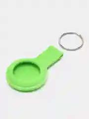 Салатовый чехол-брелок защитный для Apple Airtag, силиконовый, с кольцом, подвеска на трекер