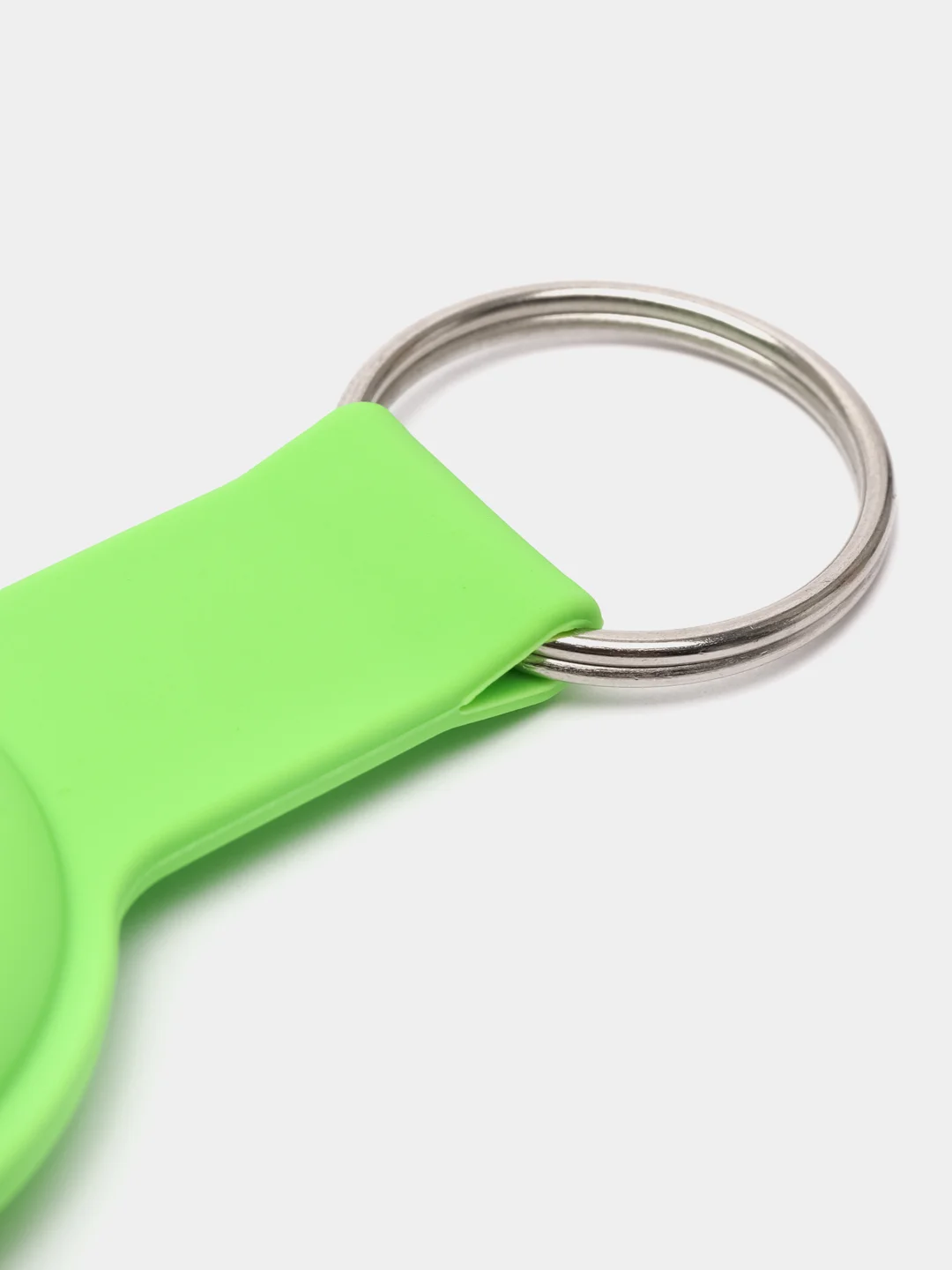 Салатовый чехол-брелок защитный для Apple Airtag, силиконовый, с кольцом, подвеска на трекер