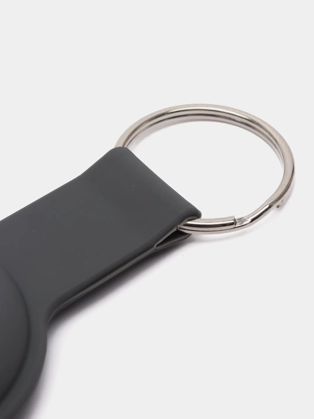 Угольный чехол-брелок защитный для Apple Airtag, силиконовый, с кольцом, подвеска на трекер
