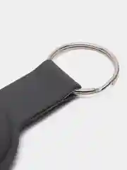 Угольный чехол-брелок защитный для Apple Airtag, силиконовый, с кольцом, подвеска на трекер