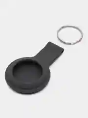 Угольный чехол-брелок защитный для Apple Airtag, силиконовый, с кольцом, подвеска на трекер