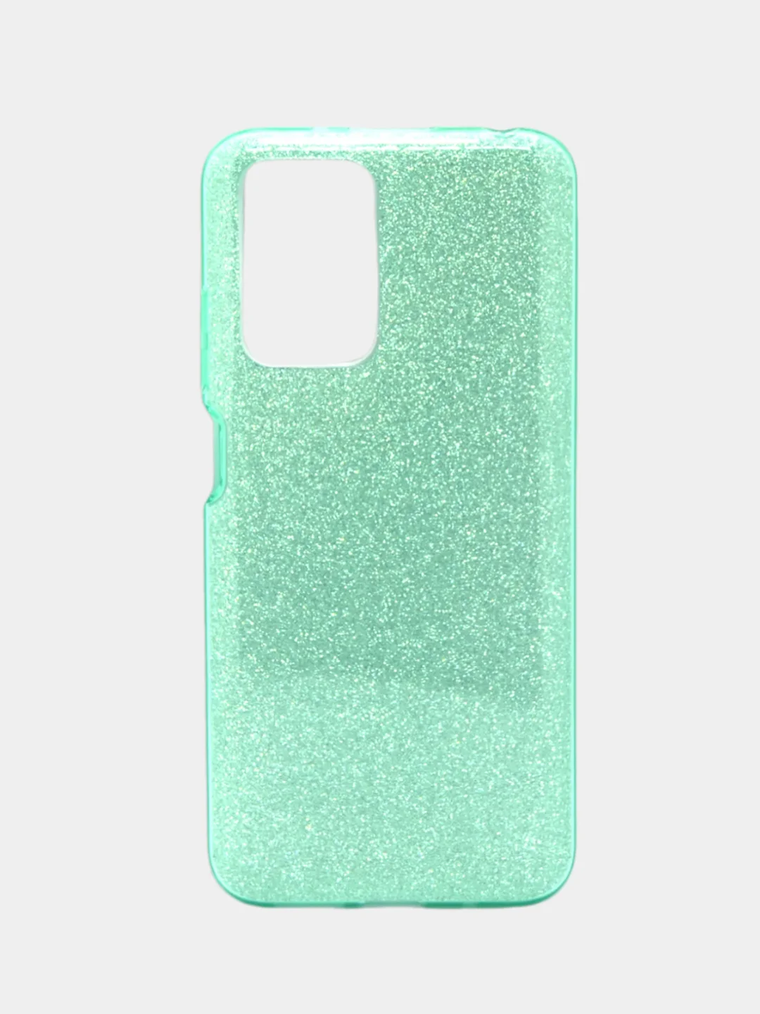 Бирюзовый чехол блестящий Samsung Galaxy A50, A51, A30S, A50S