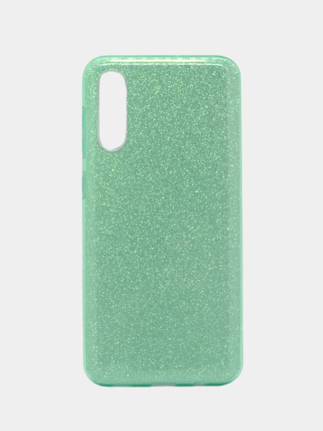 Бирюзовый чехол блестящий Samsung Galaxy A50, A51, A30S, A50S