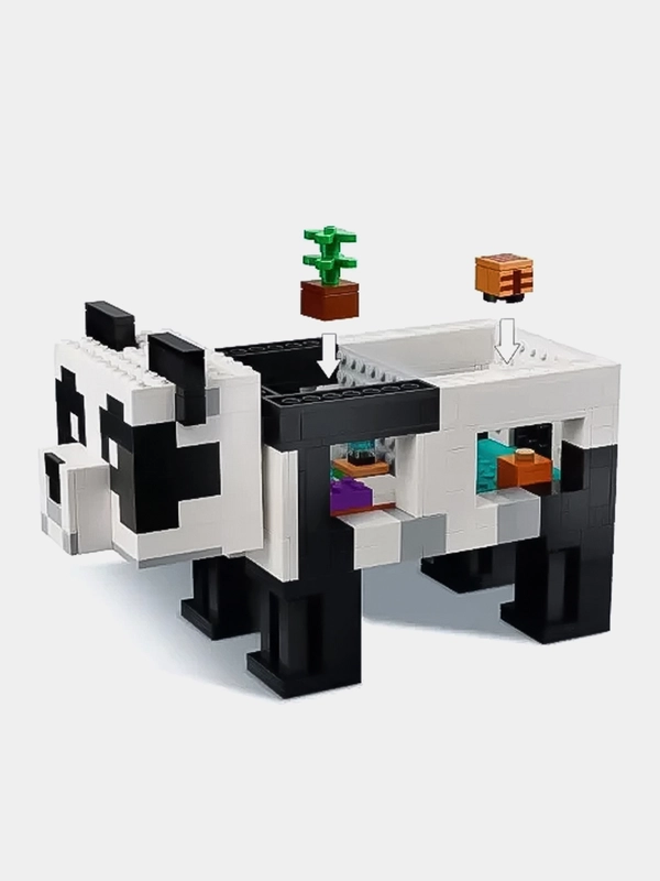 Конструктор LEGO Minecraft The Panda Haven "Дом панды"