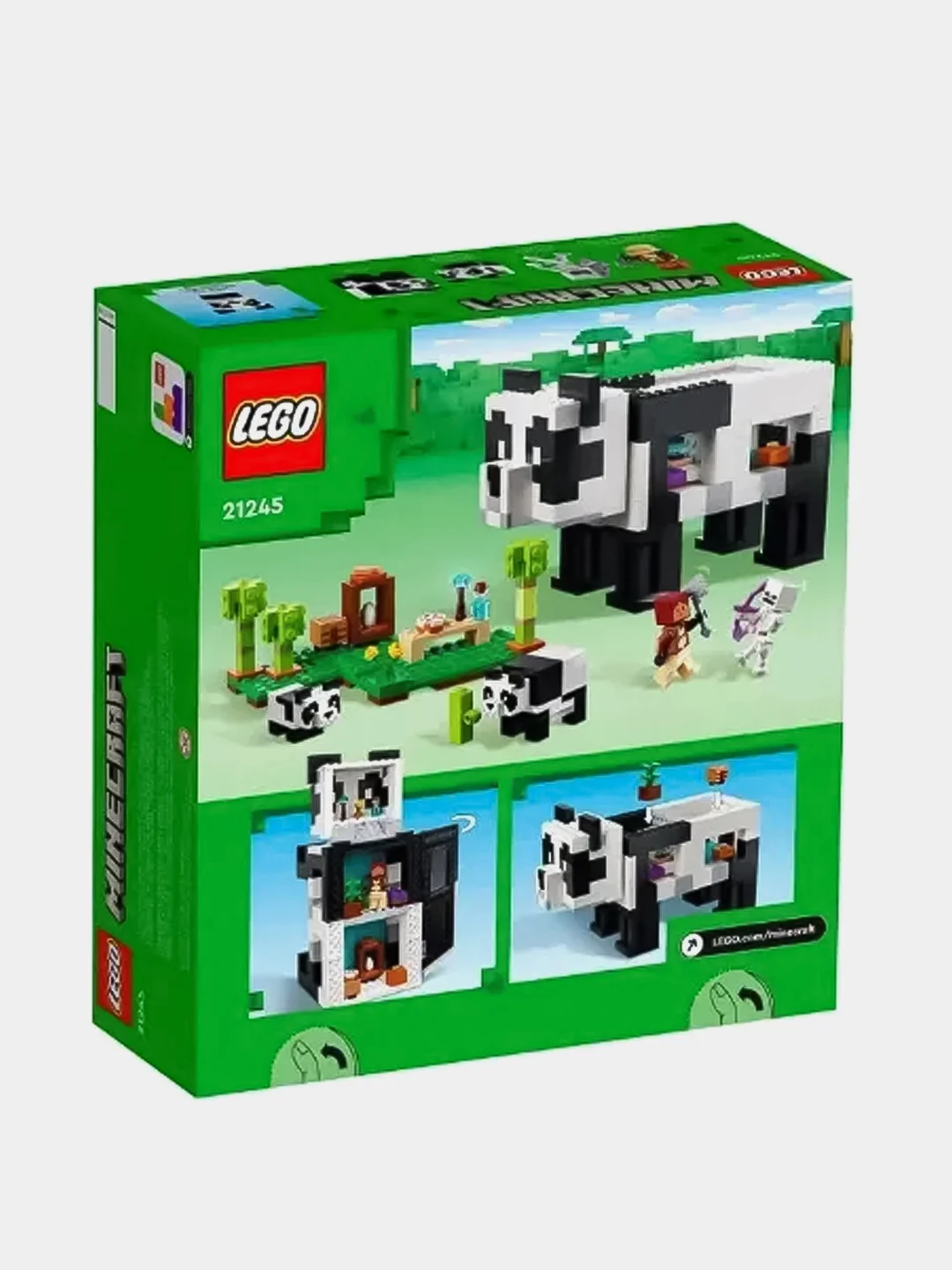 Конструктор LEGO Minecraft The Panda Haven "Дом панды"
