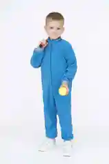 Синий комбинезон для мальчика, флисовый, Утенок