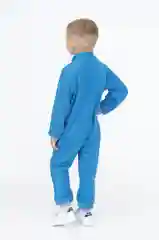 Синий комбинезон для мальчика, флисовый, Утенок