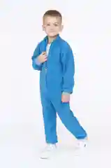 Синий комбинезон для мальчика, флисовый, Утенок