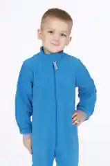 Синий комбинезон для мальчика, флисовый, Утенок