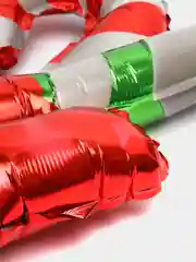 Красный шары фольгированные "Новый год"