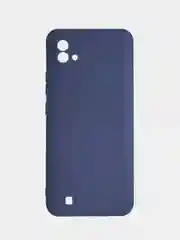 Темно-синий чехол для Realme C20, C11 2021 силиконовый матовый