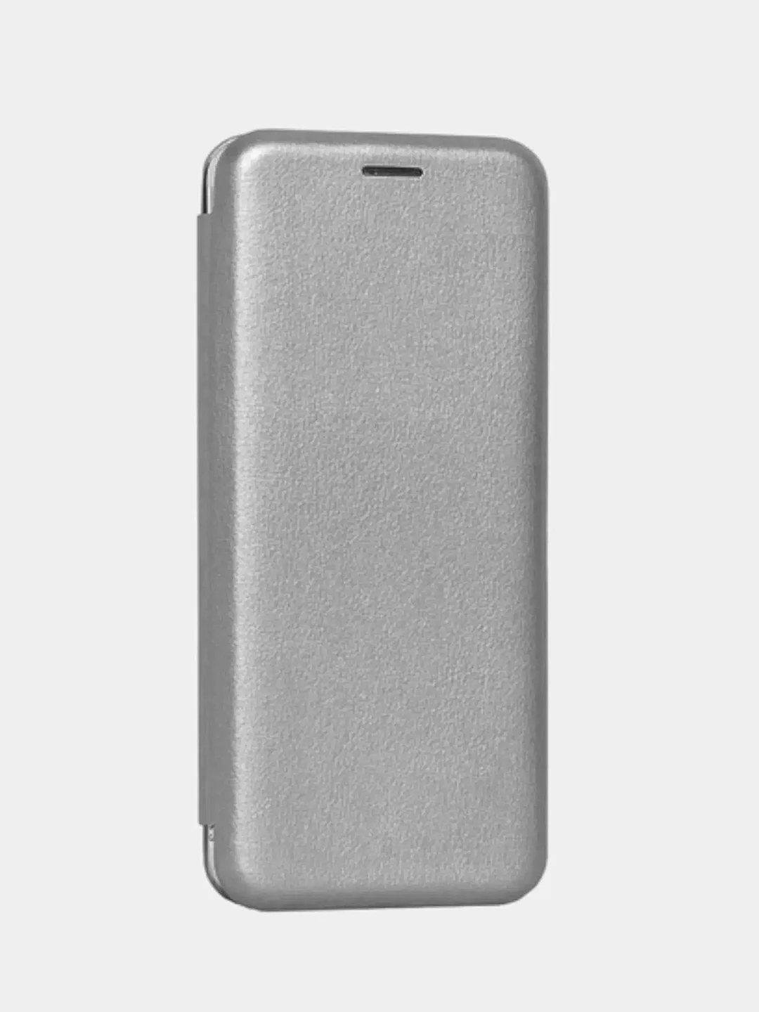 Серебряный чехол книжка Samsung Galaxy M31S, Самсунг Галакси М31С
