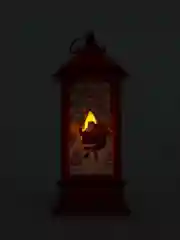 Новогодний фонарик, 12 см, имитация горящей свечи