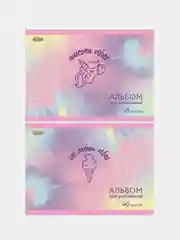 Альбом для рисования №1 School Enjoy, 40 листов, скрепка, А4, ВД