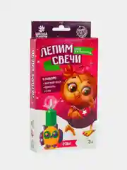 Красный набор для творчества. Лепим свечи