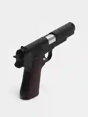 Коричневый игрушечный воздушный пистолет Colt M1911, перезаряжаемый Кольт с гильзами и мягкими пулями