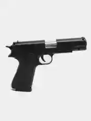 Тёмно-серый игрушечный воздушный пистолет Colt M1911, перезаряжаемый Кольт с гильзами и мягкими пулями