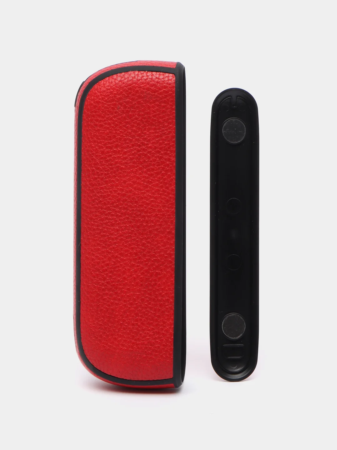 Красный чехол с панелью для IQOS iluma Twill, кожа