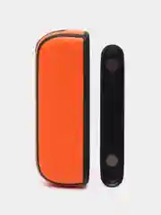 Оранжевый чехол с панелью для IQOS iluma Twill, кожа