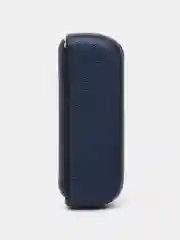Синий чехол с панелью для IQOS iluma Twill, кожа