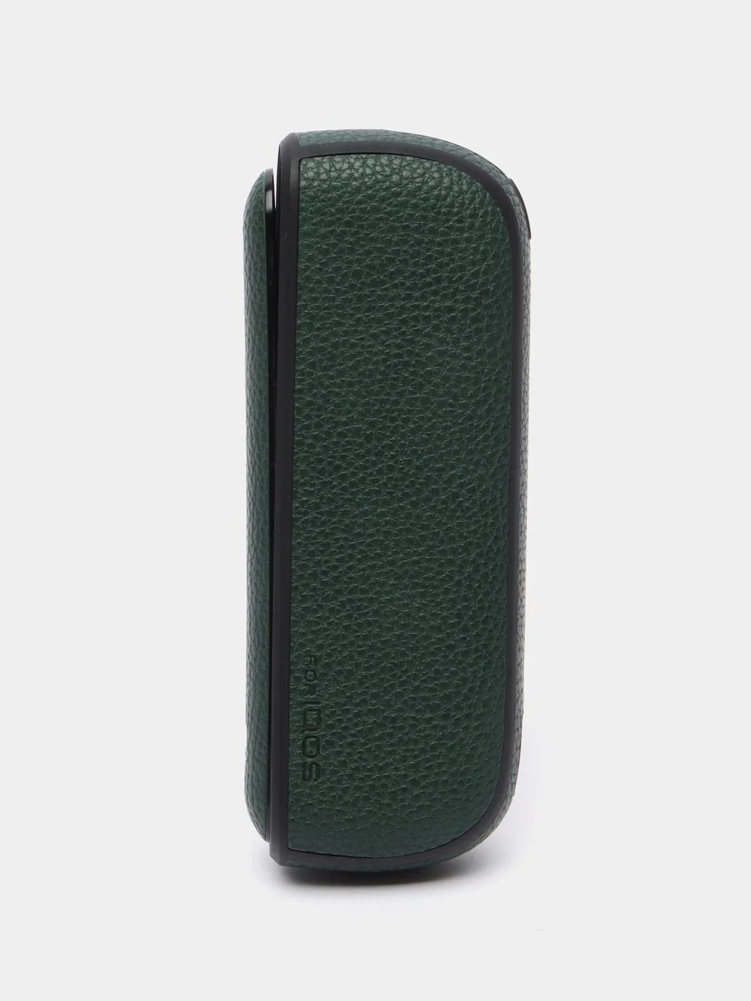 Тёмно-зелёный чехол с панелью для IQOS iluma Twill, кожа
