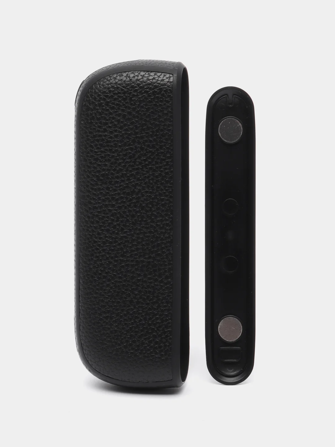 Черный чехол с панелью для IQOS iluma Twill, кожа