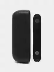Черный чехол с панелью для IQOS iluma Twill, кожа
