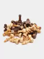 Шахматные фигуры обиходные, дерево, лак