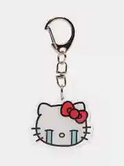 Бежевый брелок для ключей акриловый Куроми, My Melody, Hello Kitty, двусторонний, аниме брелок